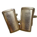 Open toe Strappy gold heels Size 9 Photo 1