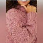 Altar'd State NWT Altar State Nostalgia Rose Pink Cropped Sweater Size S Boxy Fit Photo 8