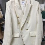 Nine West Off White Tweed Blazer Photo 0