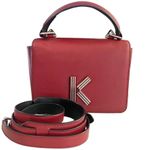 Kenzo Paris Cow Leather Crossbody Handbag W/ Strap Photo 11