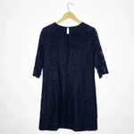 Equipment  Femme x Revolve Black Lace Elbow Sleeve Dress Size Medium Photo 5