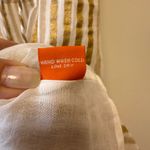 Oliphant Design 100% Cotton Gold Stripe Flutter Sleeve Dress Women’s Size Small Photo 15