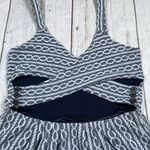 Anthropologie Rolo Cross Back Geometric Fit and Flare Dress Photo 6