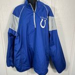 NFL  Indianapolis Colts 1/4 Zip PulloverWindbreaker Size XXL NWOT Photo 1