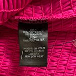 NWT Lulu's Magenta Long Sleeve Dress Ruched Skirt Pink Photo 8
