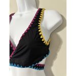 Lucky Brand  Night Dreamer Swimwear Wrap Bikini Top EUC Size M Photo 4