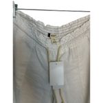 Roxy NWT  Women's Oceanside Sea Salt Drawstring Wide-Leg Pants Size Large Photo 5