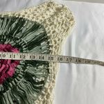 Vila Milano Womens Crochet Open Knit Sweater‎ XS/S Green Photo 5