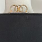 Vintage Stefan Black Moire Fabric Purse Photo 1