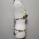 Victoria's Secret  yellow plaid triangle bikini size small Photo 2