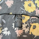 H & M Divided Floral Faux Wrap Maxi Dress Spaghetti Strap Black 2 Photo 7