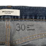 MOUSSY VINTAGE Harris Straight Step Hem Jeans Button Fly Waist 30 Made In Japan Blue Photo 8