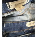Madewell  Women's Blue Slim‎ Straight Belt Loops Slim Straight Jeans Size 28 Photo 3
