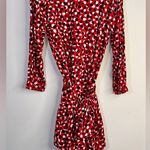 EUC FREE ASSEMBLY red dress with belt tie Photo 1