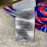 NWOT Neon Palm Leaf Print Swimsuit Swim Skirt Full Coverage 18W NEW Photo 9