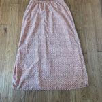 Michael Kors Michael  red printed slit front midi skirt M Photo 10