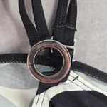 La Blanca  Black Polka Dot Crop Padded Swimwear Tankini Tank Top Medium M 8 Photo 4