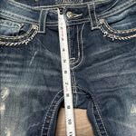 Miss Me  Low Rise Cropped Distressed Stretch Blue Jeans Size 28 Photo 10