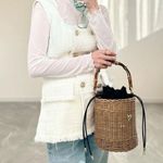 ZARA  DOUBLE-BREASTED TWEED WEAVE TEXTURED VEST WAISTCOAT FRAYED ECRU
White NEW Photo 0