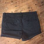American Eagle black twill midi size 4 shorts Photo 2