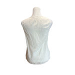 Ecru  Ivory Silk Sleeveless Tank Top Blouse XS Photo 2