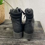 Dr. Scholls Dr. Scholl’s Black Lug Sole Tayler Lace Up Ankle Boots 7 Photo 3