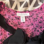 Topshop  ChiffonFloral Print Tie Front Puff Shoulder Long Sleeve Blouse Size‎ 4 Photo 10