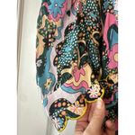 CeliaB Hortensia Floral Puff Sleeve Mini Dress Small Colorful Spring Summer Green Photo 6