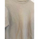 ZARA  Beige Crew Neck Sweatshirt Casual Pullover‎ Comfy Everyday Top Photo 1