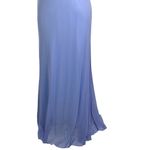 PromGirl Tawny Blue Maxi Dress Gown L Lace Detail Racerback Design Prom Wedding Photo 3