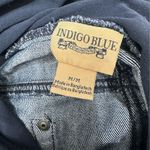 indigo. ladies maternity pants are size Medium. Photo 2