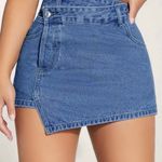 SheIn Blue Denim Skirt Photo 0
