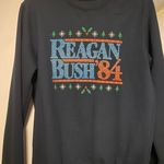 Rowdy Gentleman Sweatshirt Reagan Bush 84 Christmas Photo 0