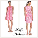 Lilly Pulitzer  Ryder Shift Dress Pink Pout barbie paisley embroidered sleeveless Photo 7
