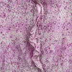 Loft Ann Taylor Vintage Y2K Coquette Girly Cottage Ruffle Tank Silk Top Size Medium Photo 3