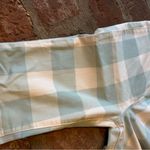 We The Free Blue and White Plaid Just Float On high-waist flare jeans size 29 Photo 8