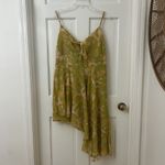 Guess Floral Y2 Asymmetrical Flowy Romper Milkmaid Flirty Summer Party Sz XL Photo 4