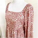 Very J  Tell It Like It Is Mini Dress Square Neck Color Rose Size Medium Boutique Photo 5