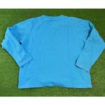 Vintage Masters Gold Sweater Womens XL Long Slv Turquoise Blue Augusta Pullover Photo 5