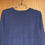 J. Jill Woman's Navy Blue Cotton Blend Crewneck Sweater Size XS Photo 4