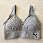 Puma  Lined Sport Bra Gray Small Photo 0