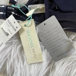 Sea Level Navy Blue Stripe Frill Ruffle Bikini Swim Swimsuit Top womens 4 XS new Photo 9