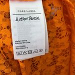 & Other Stories & Other Stories Lace Midi Dress Women’s Size 4 Asymmetrical A-Line Short Sleeve Photo 8