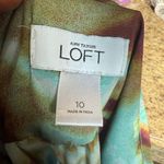 Loft  Green and Brown Sleeveless Sundress Photo 7