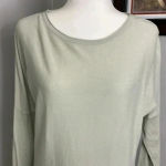 Lululemon  Pale Green Crewneck Rounded Long Sleeve Sweater Size 6 Photo 1