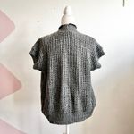 Say What? Vintage Y2K Gray Knit Vest Preppy Grunge Minimalist Academia Retro Large Photo 1