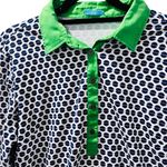 J. McLaughlin Long Sleeve Geometric Long Sleeve Collared Shirt Size Large Casual Photo 2