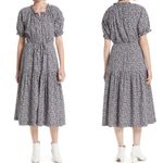 Rebecca Taylor La Vie Willow Bud Prairie Cottagecore Midi Dress Large Photo 1