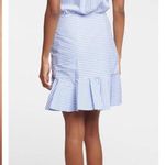 Veronica Beard Bell Bottom Ruched Striped Shirtdress Photo 14