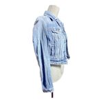 American Eagle  AE Blue
Denim Jean Jacket Womens
XS Distressed Classic Y2K Photo 1
